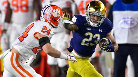 Audric Estime will lead the Notre Dame Fighting Irish (7-2) into their game against the Clemson Tigers (4-4) at Memorial Stadium on Saturday at 12:00 PM ET. The game is on ABC, if you're searching ...
